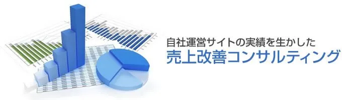 自社運営ECの実績を生かした売上改善コンサルティング